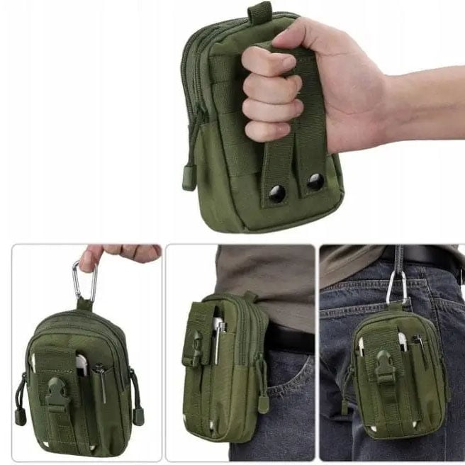 Сумка-підсумок для телефону із системою MOLLE кордура Khaki (tf3635) - фото 20