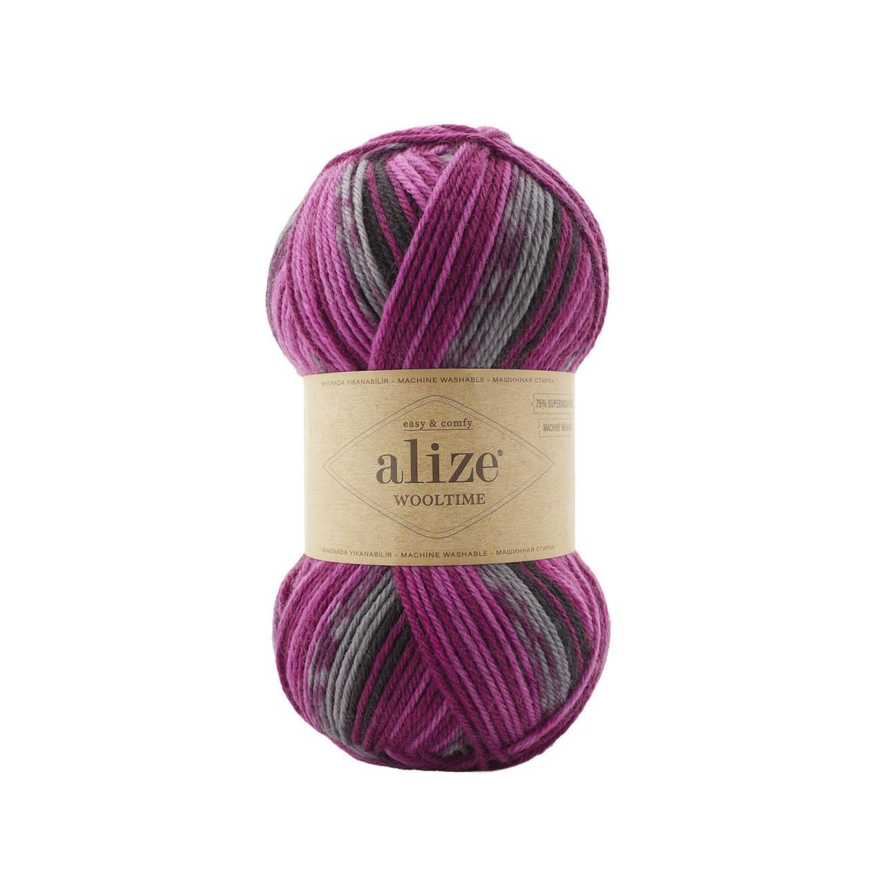 Пряжа носочная Alize Wooltime цвет 11018 (2034174569)