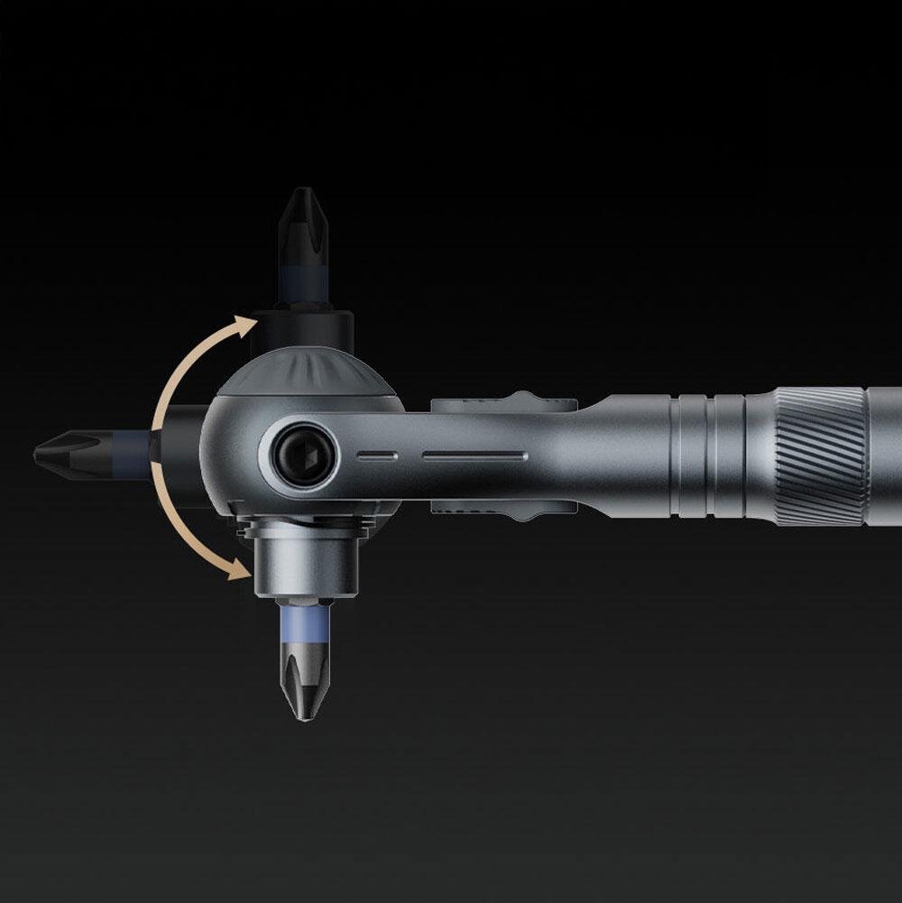 Викрутка з реверсом та набором біт DUKA ATuMan Ratchet Screwdriver RS2 (40в1) - фото 7