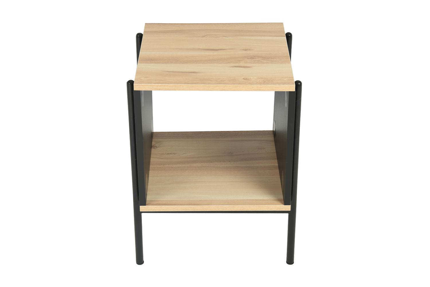 Журнальный столик Signal KARINA B 40x40x51 см Дуб/Черный матовый (KARINABDC) - фото 5 Журнальный столик Signal KARINA B 40x40x51 см Дуб/Черный матовый (KARINABDC) - фото 5