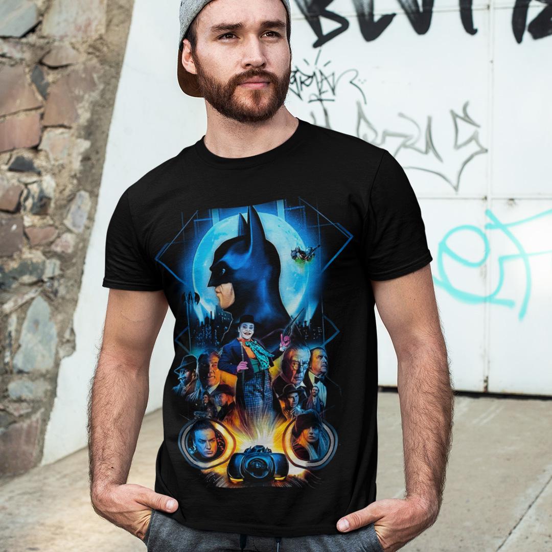Футболка унісекс Batman Tim Burton 4XL Чорний (00000006108)