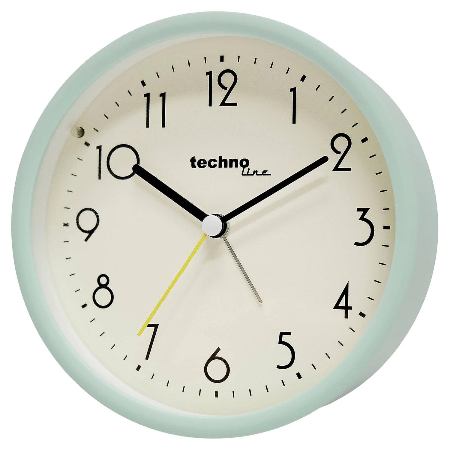 Часы настольные Technoline R Mint пластиковые с будильником 121x121x42 мм Мятный (DAS302476)