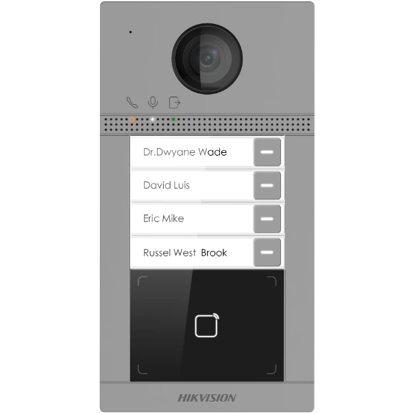 Вызывающая IP панель Hikvision DS-KV8413-WME1BFlush (10381)