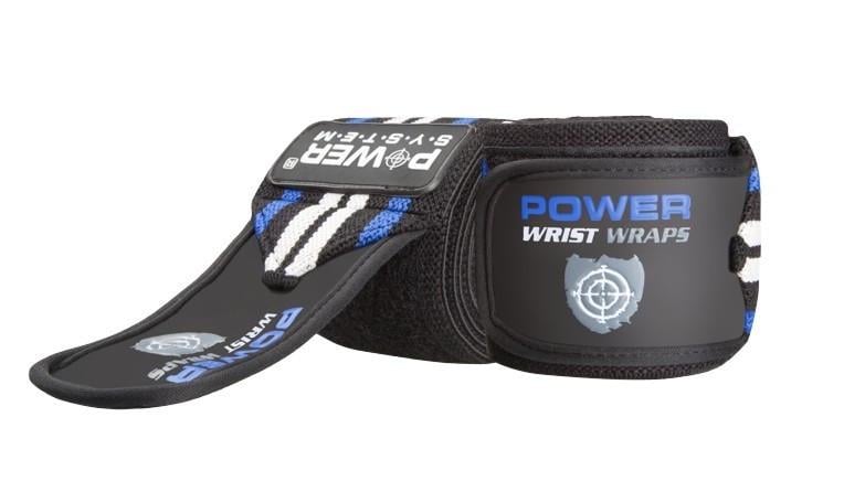 Кистьові бинти Power System Wrist Wraps PS-3500 Blue/Black