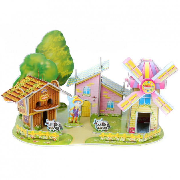 3D Пазл Mini Zilipoo Домик мельника (689-G) 3D Пазл Mini Zilipoo Домик мельника (689-G)