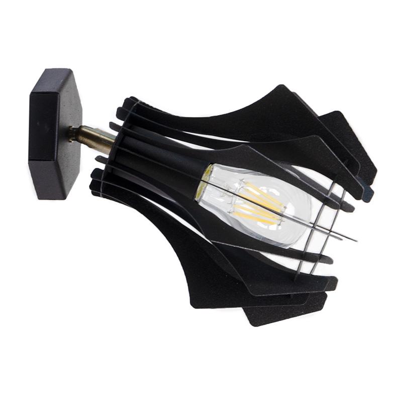 Бра поворотное Atmolight Brabb W175 на одну лампу Черный / Перламутровый (1318)