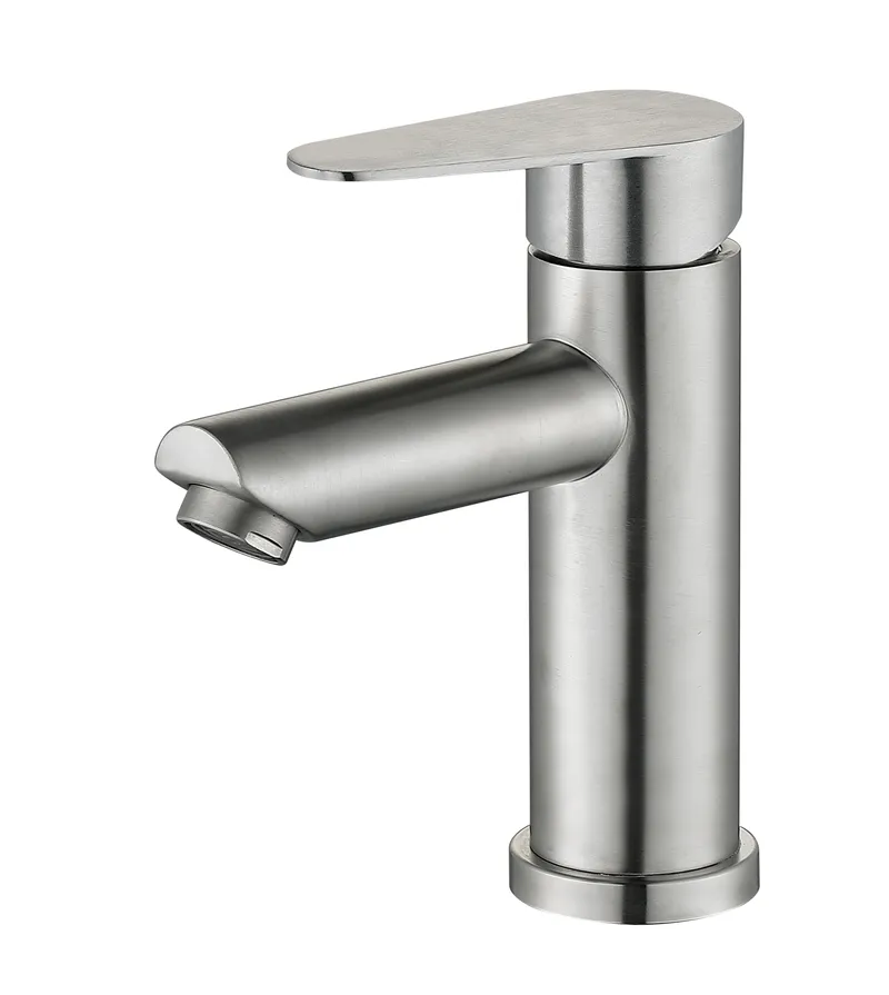 Змішувач для умивальника з нерж. сталі Zerix FOX-001-A (ZX5615)