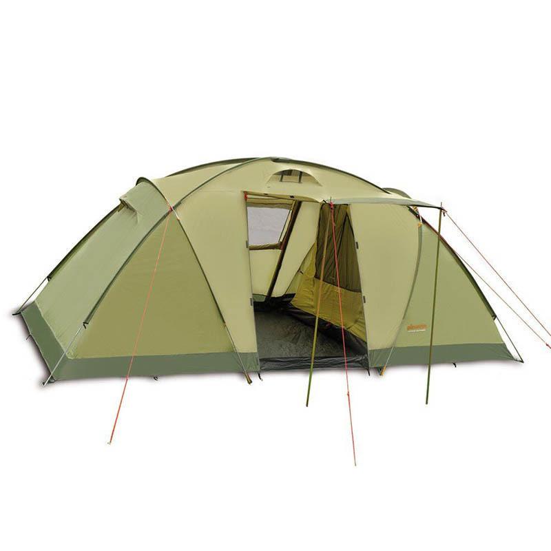 Палатка четырехместная Pinguin Base Camp Green (PNG 127.)