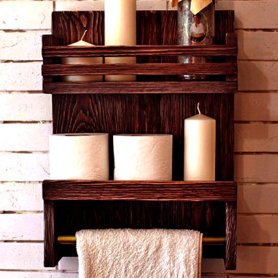 Полка для ванной из дерева Кобленц Савоярди (ВНП/002415)