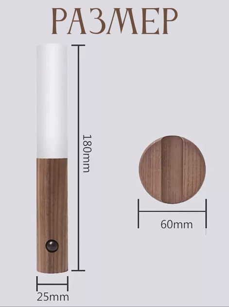 Фонарь-ночник настенный Induction lamp с датчиком - фото 8 Фонарь-ночник настенный Induction lamp с датчиком - фото 8