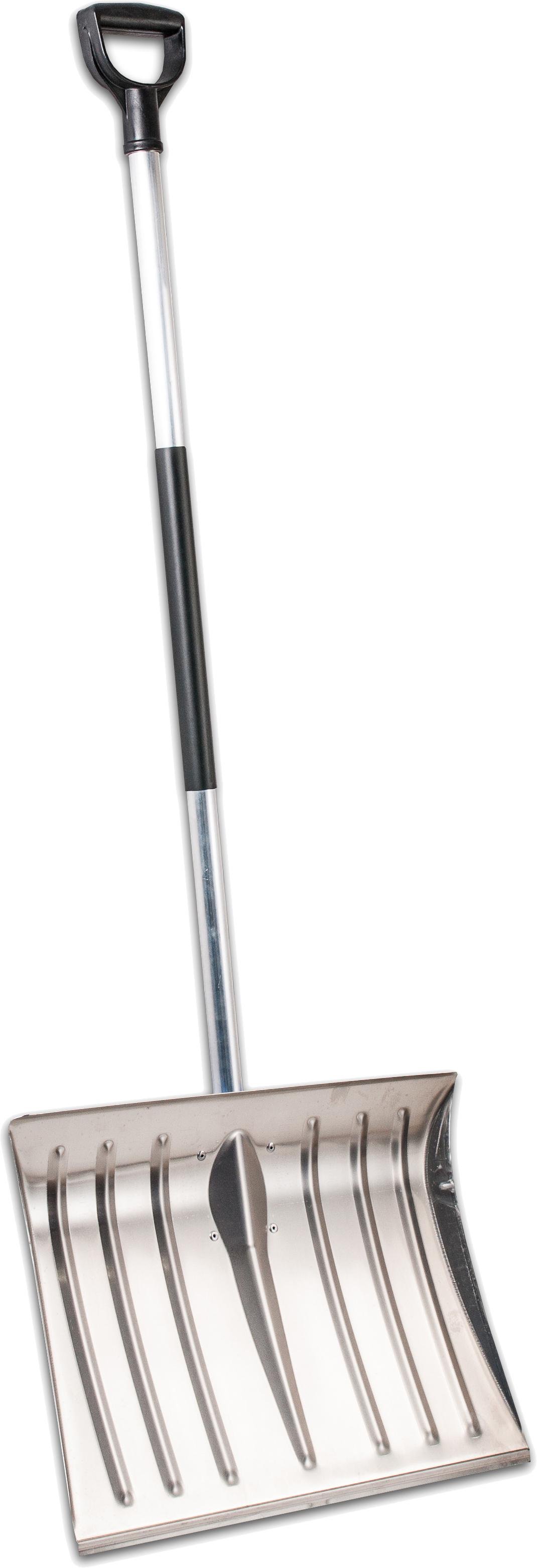 Лопата для чищення снігу з алюмінієвим держаком MaaN 500х380 мм 1,46 м (23619)