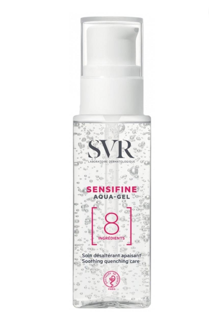 Гель для чувствительной и полиаллергической/нормальной и комбинированной кожи лица SVR Sensifine Aqua-Gel крем 40 мл (2377537554)