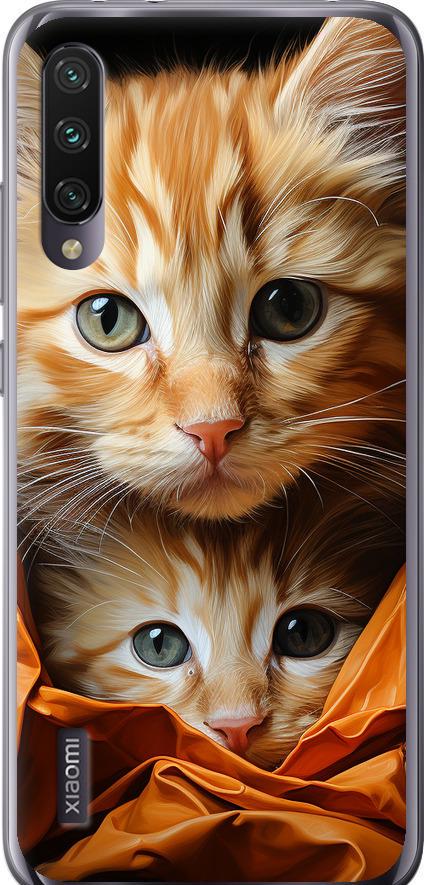 Чехол на Xiaomi Mi A3 Котики 2 (5664u-1737-42517)