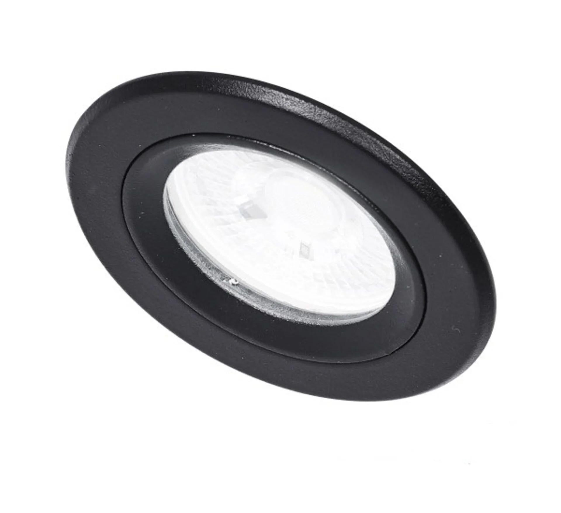 Точечный светильник встроенный LIGHT SET MAK AR20 1хMR16 Черный (55547)