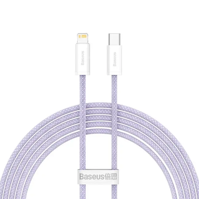 Кабель BASEUS Dynamic 2 Series Fast Charging Cable Type-C to Lightning CALD040305 20W 2 м Purple