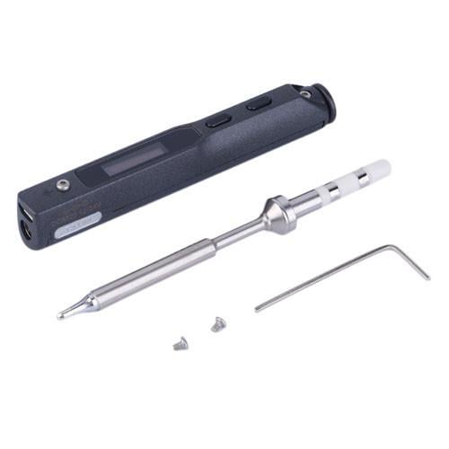 Паяльник програмований паяльник Miniware TS100 65 Вт 100-400C 168 мм Black (287977)