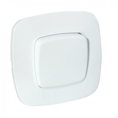 Выключатель ELA 1-клавишный Белый (112-007-0001-010)