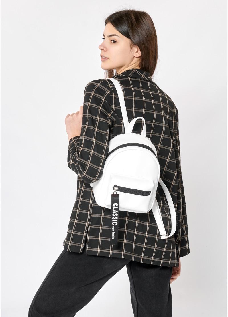 Рюкзак женский Sambag Talari SST 25х20х10 см Белый (12118008e)