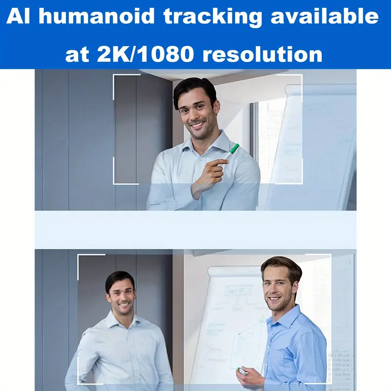 Камера AI-Tracking з подвійним мікрофон з шумопоглинанням/пульт/міні штатив 4K - фото 5 Камера AI-Tracking з подвійним мікрофон з шумопоглинанням/пульт/міні штатив 4K - фото 5