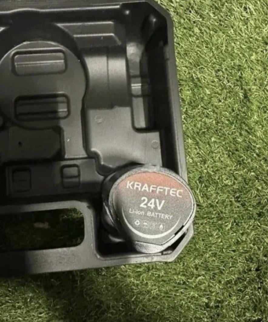 Болгарка кутова акумуляторна KRAFFTEC PGA-24 безщіткова 24V (66656) - фото 4 Болгарка кутова акумуляторна KRAFFTEC PGA-24 безщіткова 24V (66656) - фото 4