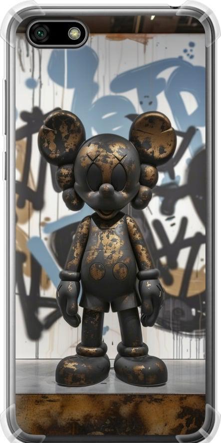 Чехол на Huawei Honor 7A Bronze kaws v2 (6098sp-1805-42517)