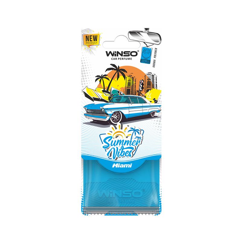 Ароматизатор полимерный Winso Summer Vibes - Miami