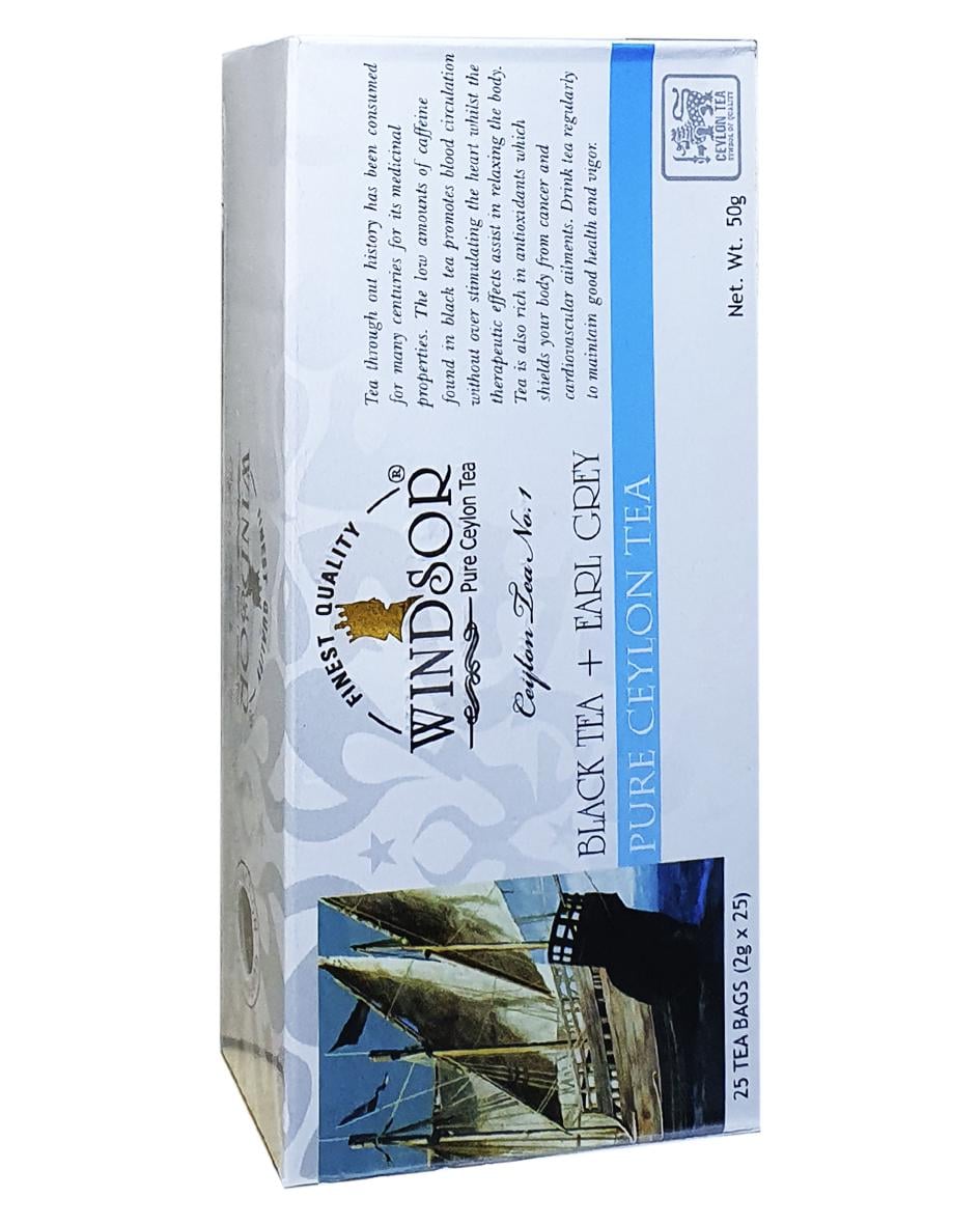Чай черный Windsor с бергамотом в пакетиках 25 шт. х 2 ч (54961)