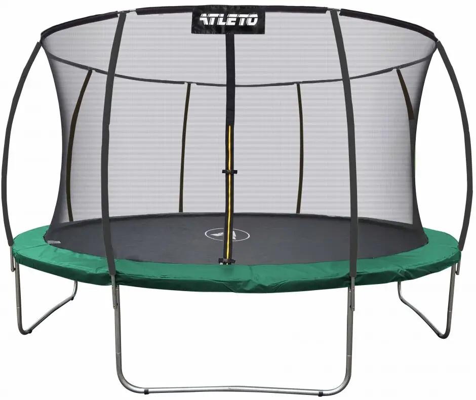 Батут Atleto с внутренней сеткой 183 см Зеленый (21000606mili)
