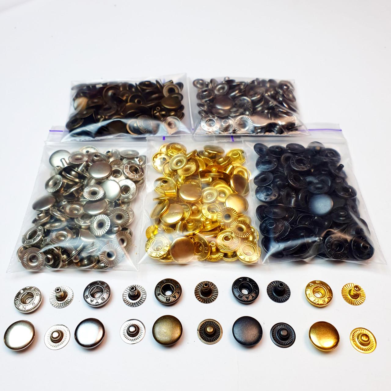 Кнопка металева Strong Alfa 12,5 мм 5х20 шт.