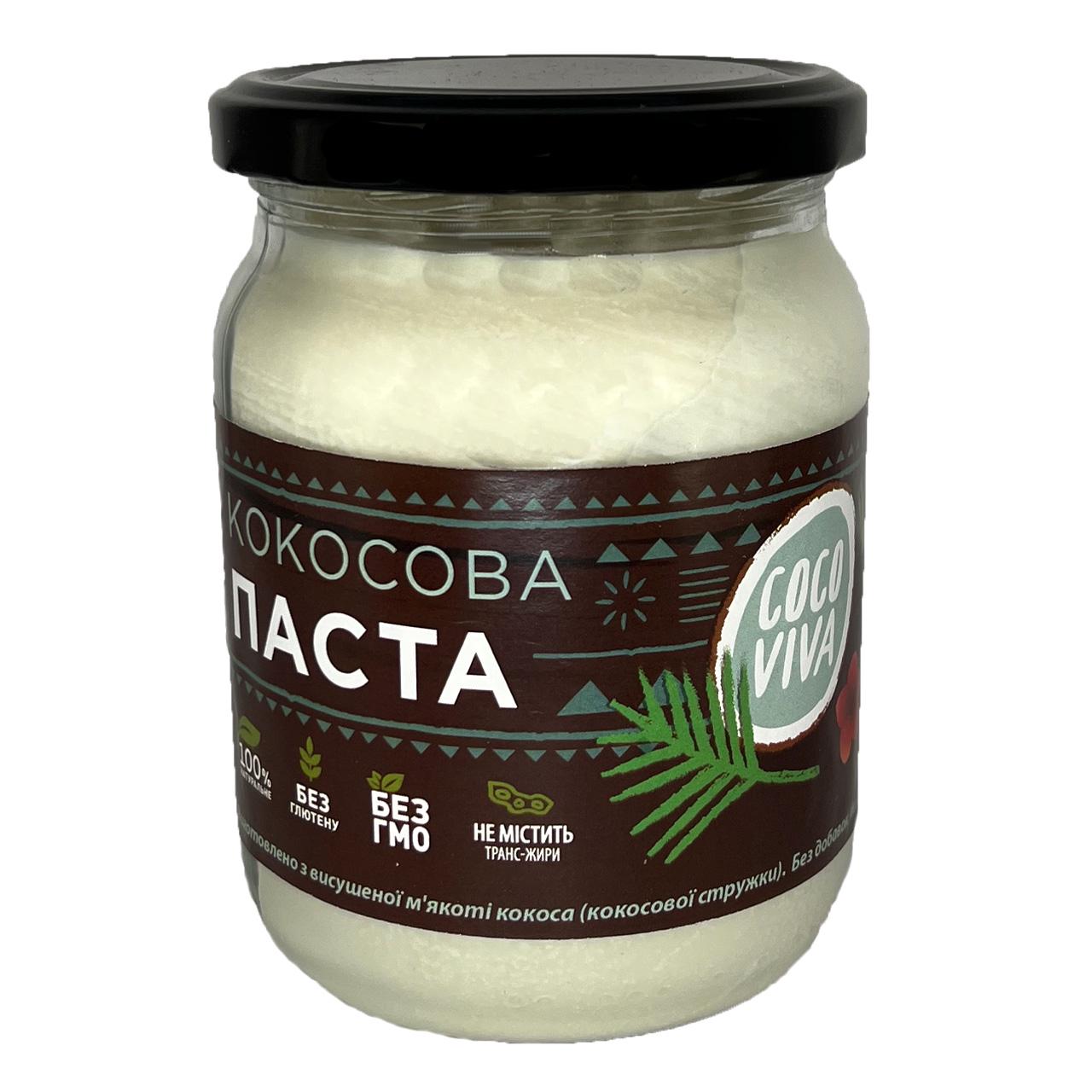 Кокосовая паста манна Coco Viva 500 г (4825489257969)