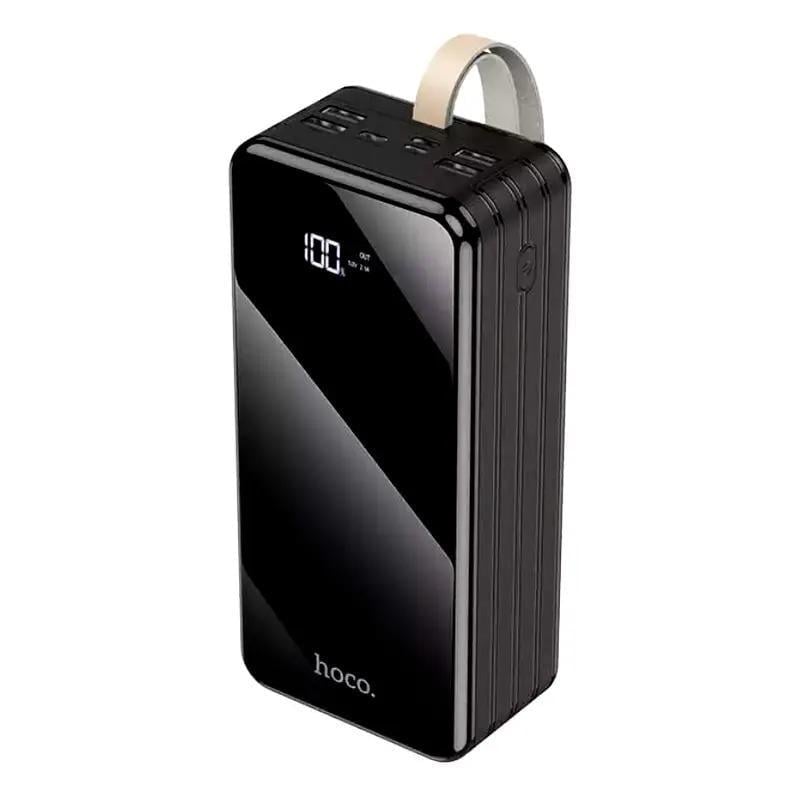 Портативное зарядное устройство Hoco LED Light & Lanyard DB11 50000 mAh Black (dd08c3e3)