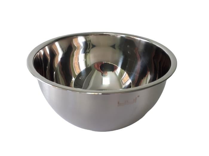 Миска кухонная глубокая из нержавеющей стали матовая 1,8 л 20x10 см (18931)