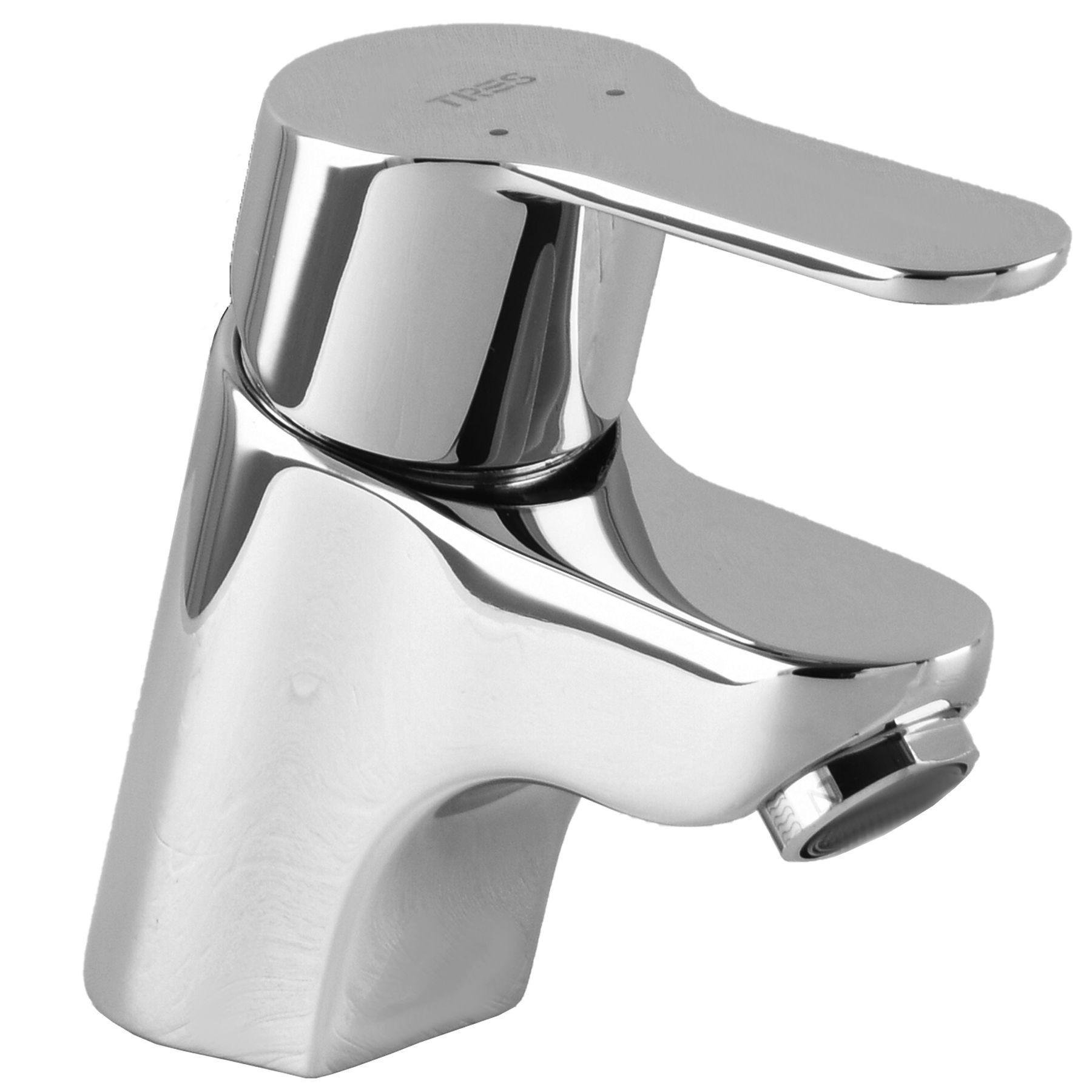 Змішувач для умивальника Tres BM 139102 000004312 одноважільний Хром (107850)