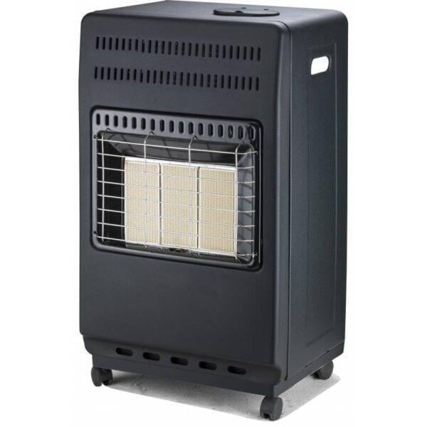 Газовый конвектор Flatelli RS-42 4,2 кВт с шлангом и редуктором Черный