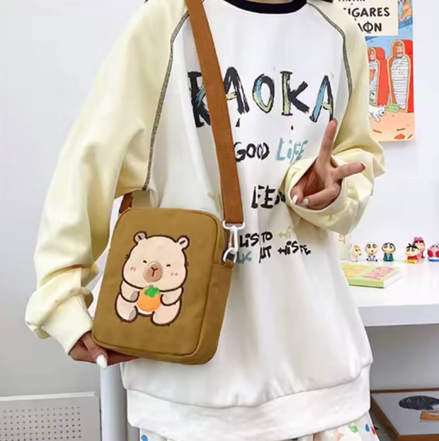 Сумка-барсетка капибара Коричневый (2616321200) - фото 6 Сумка-барсетка капибара Коричневый (2616321200) - фото 6