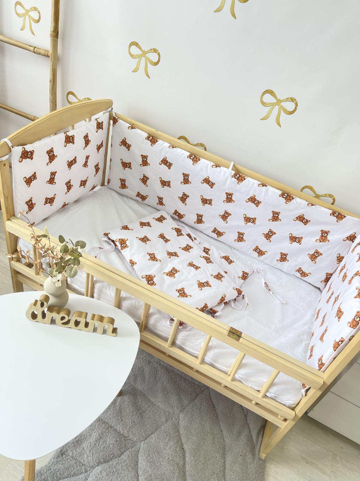 Бортики в кроватку на 4 стороны 4 части 120х60 см (4457) - фото 1 Бортики в кроватку на 4 стороны 4 части 120х60 см (4457) - фото 1