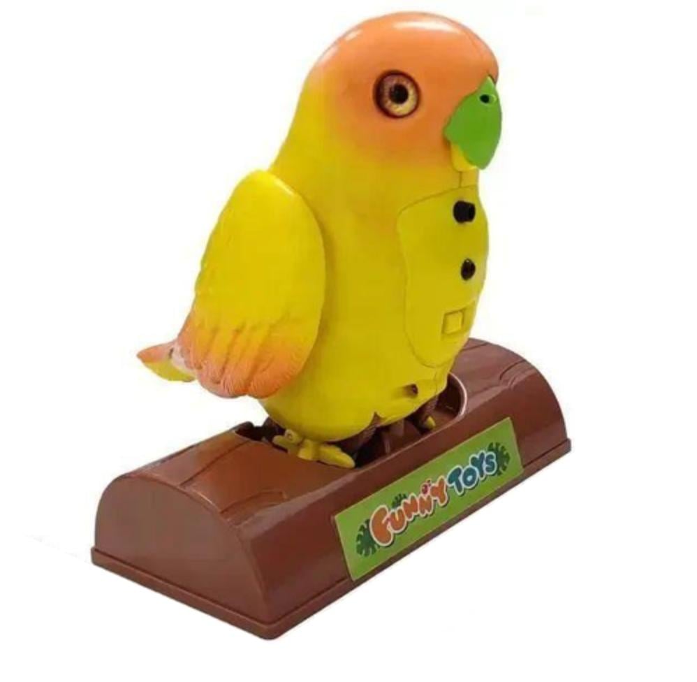 Интерактивная игрушка-повторюшка Funny Parrot TT8005 Желтый (21704772)