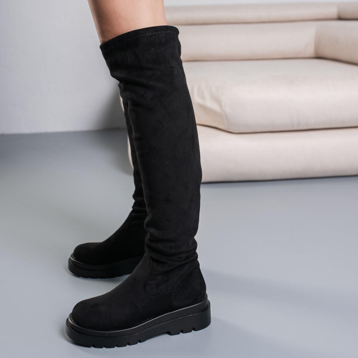 Ботфорти жіночі Fashion р. 36 23,5 см Чорний (3793) - фото 5 Ботфорти жіночі Fashion р. 36 23,5 см Чорний (3793) - фото 5