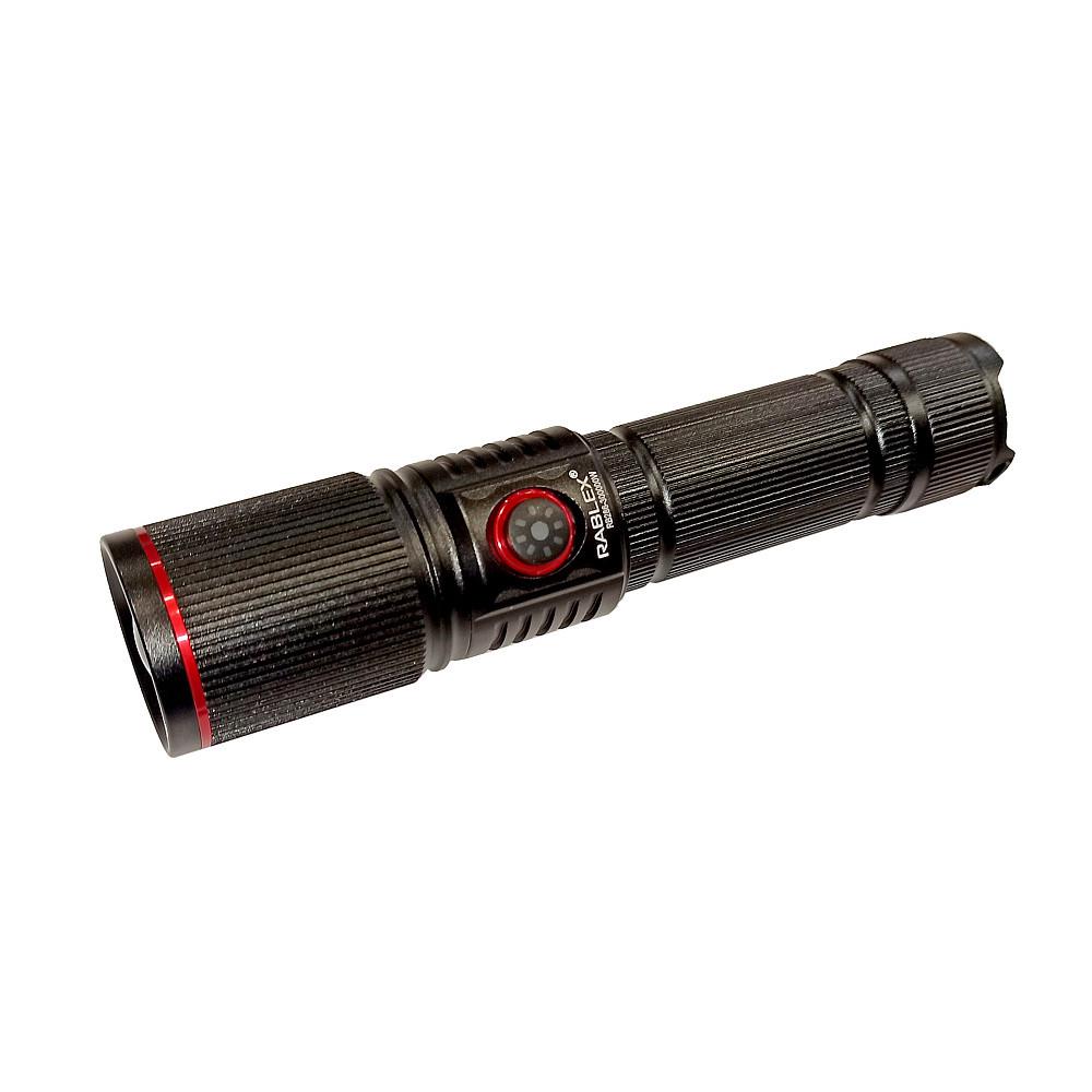 Фонарик аккумуляторный Rablex 286 TG LED Черный (15468167)