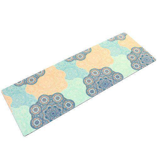 Коврик для йоги FI-5662 Мятно-бежевый (56508121) - фото 1 Коврик для йоги FI-5662 Мятно-бежевый (56508121) - фото 1