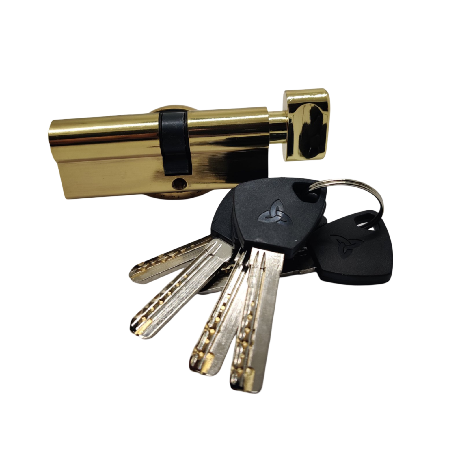 Серцевина для замків Кедр BRASS/BRASS KEY M90 ZCG T35/55 ключ/вороток латунь з латунним ключем (BB-ETA90PB)