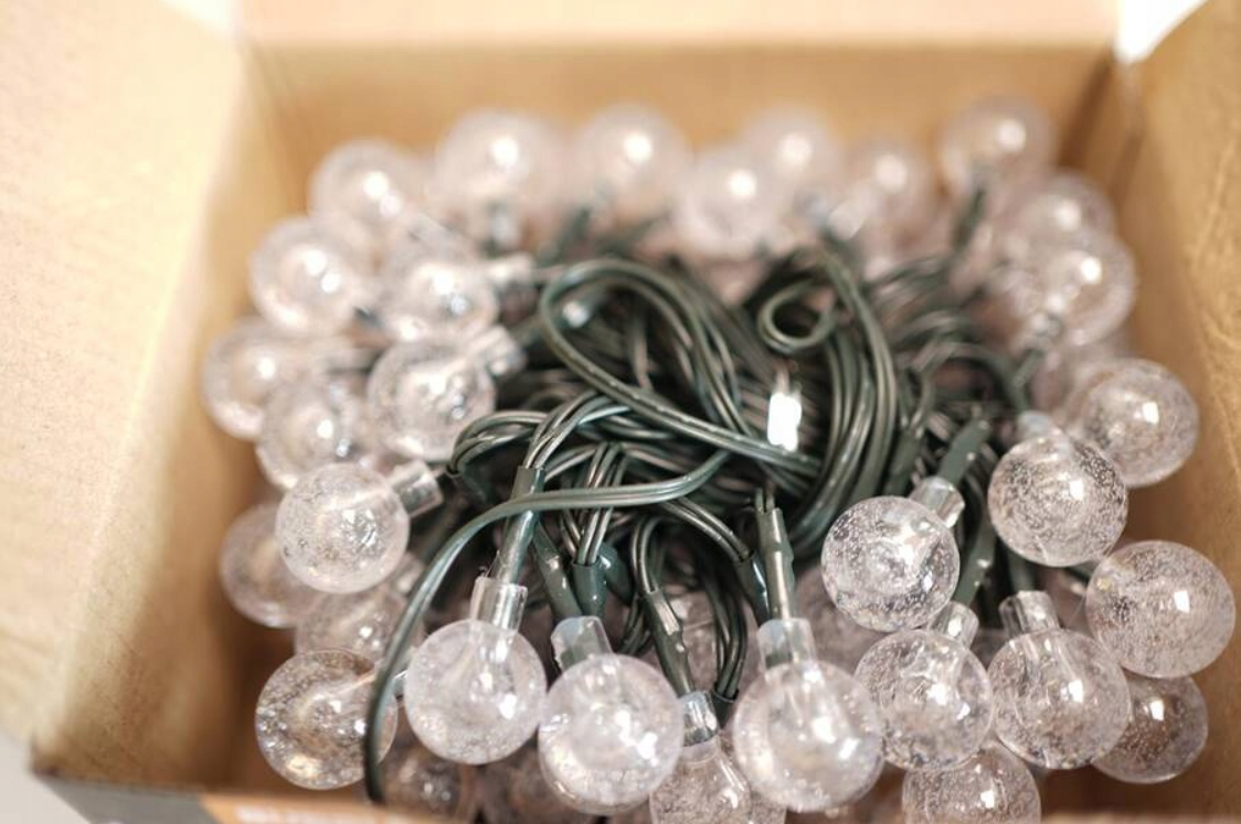 Декоративная садовая гирлянда GardenLine SOL3774 на солнечной батарее 11,9 м 100 LED Теплый белый - фото 11