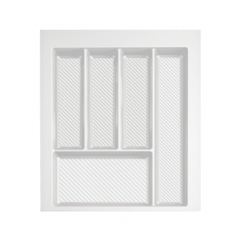 Лоток кухонный Rejs 450 мм для столовых приборов 490x400x55 мм Белый матовый (714987)