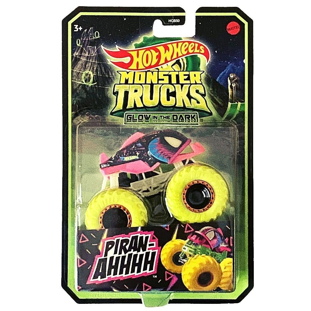 Машинка Hot Wheels Monster Trucks Glow In The Dark Piran-ahhhh HCB50-14 (163948) Машинка Hot Wheels Monster Trucks Glow In The Dark Piran-ahhhh HCB50-14 (163948)