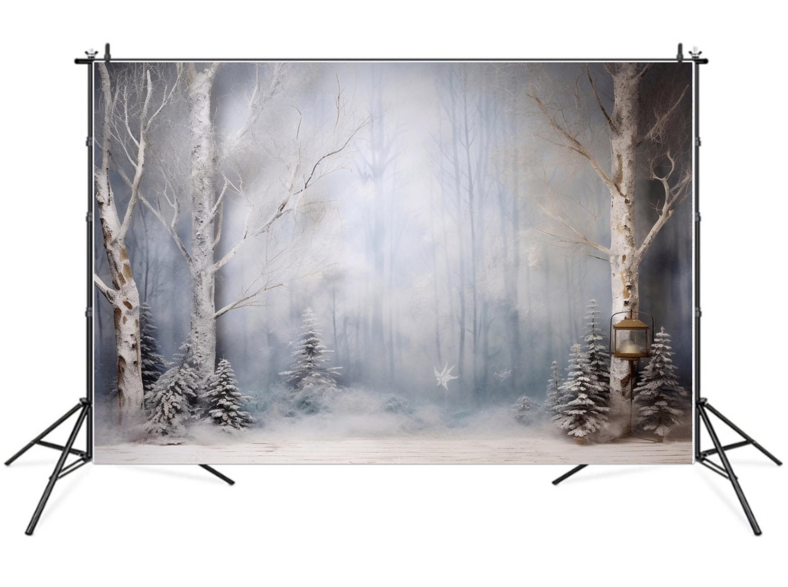 Фотофон вініловий текстурний Gipermag Winter forest 250х150 см (7837)