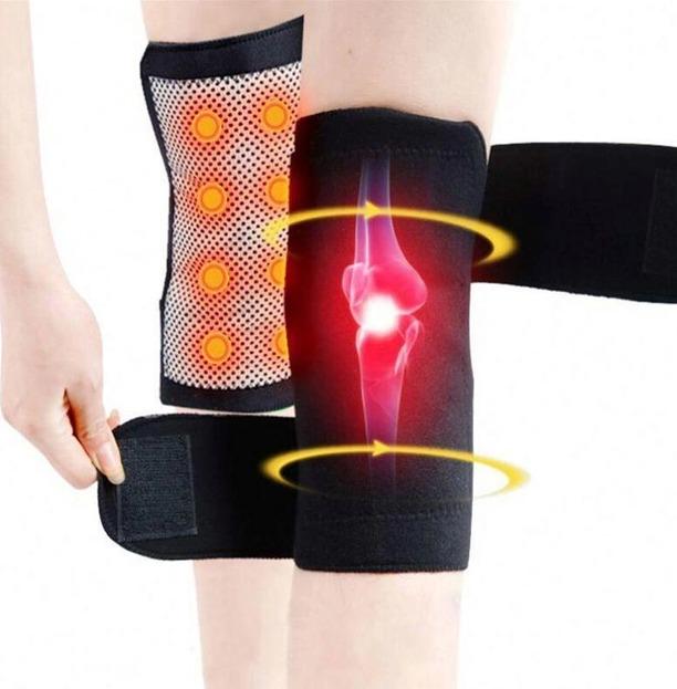 Бандаж коленного сустава согревающий Self Heating Knee Brace Черный (6012) - фото 11