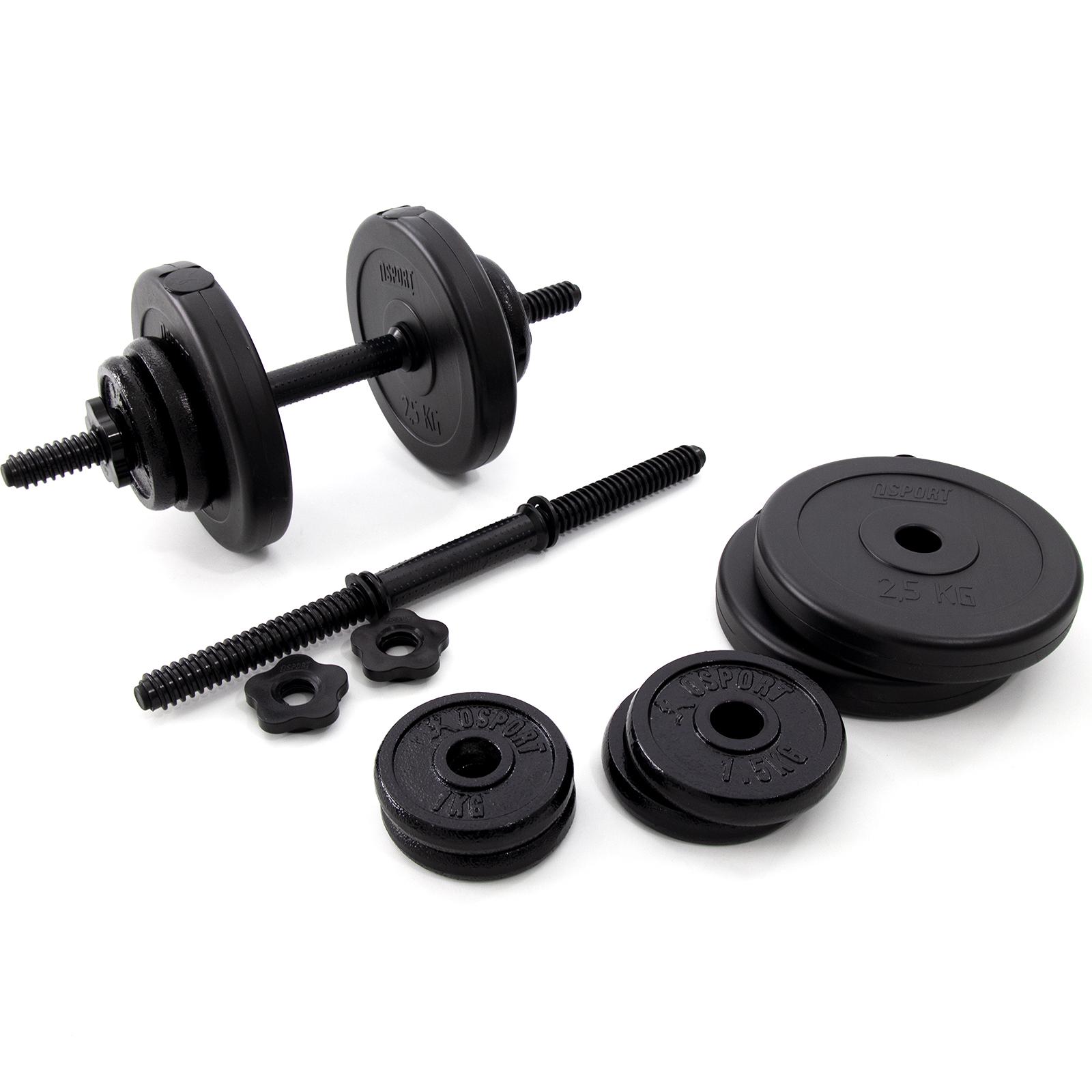 Гантель набірний-розбірний з регульованою вагою OSPORT OF-0164 Mix 10,5 кг (20390) - фото 2