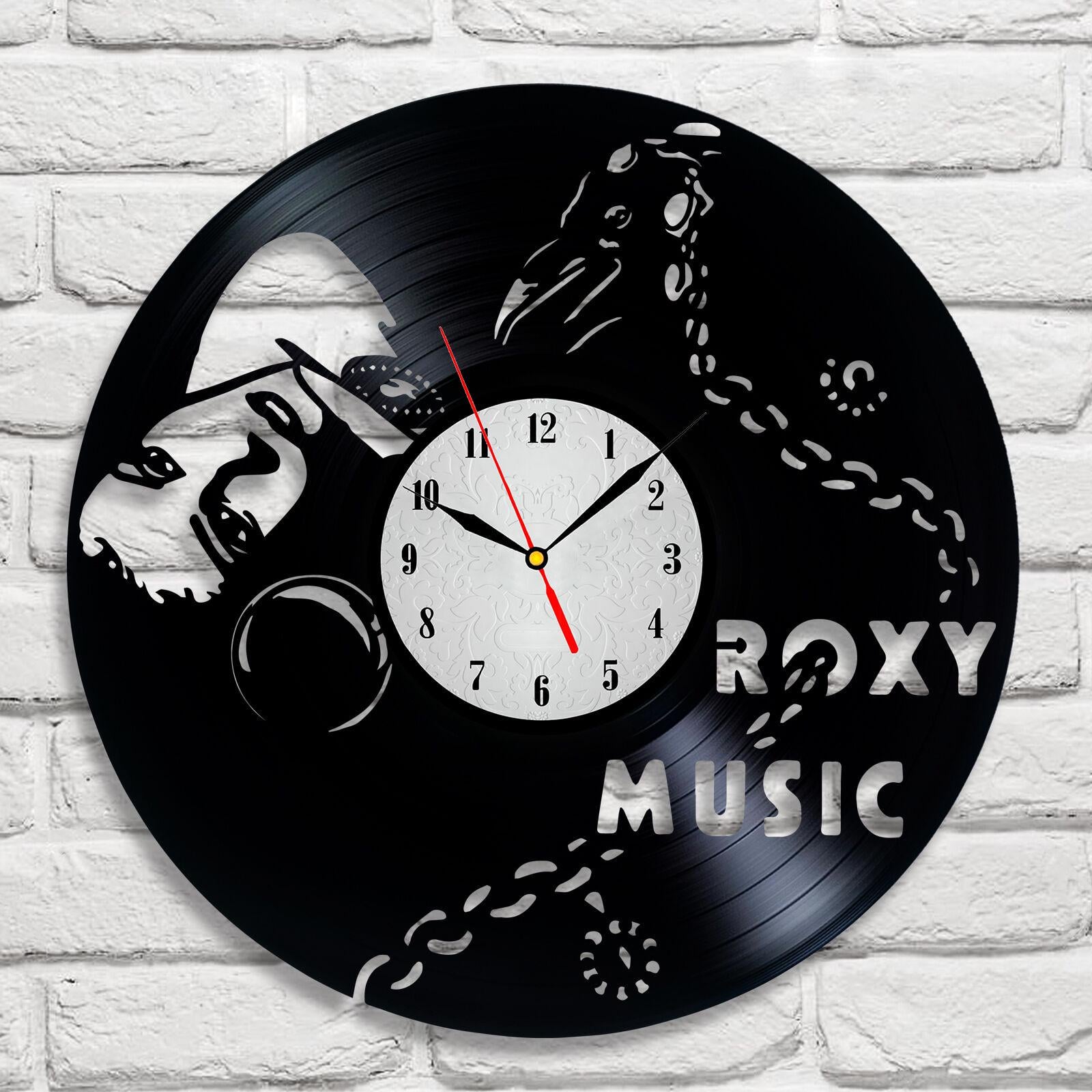 Часы настенные Roxy Music 2222 из виниловой пластинки