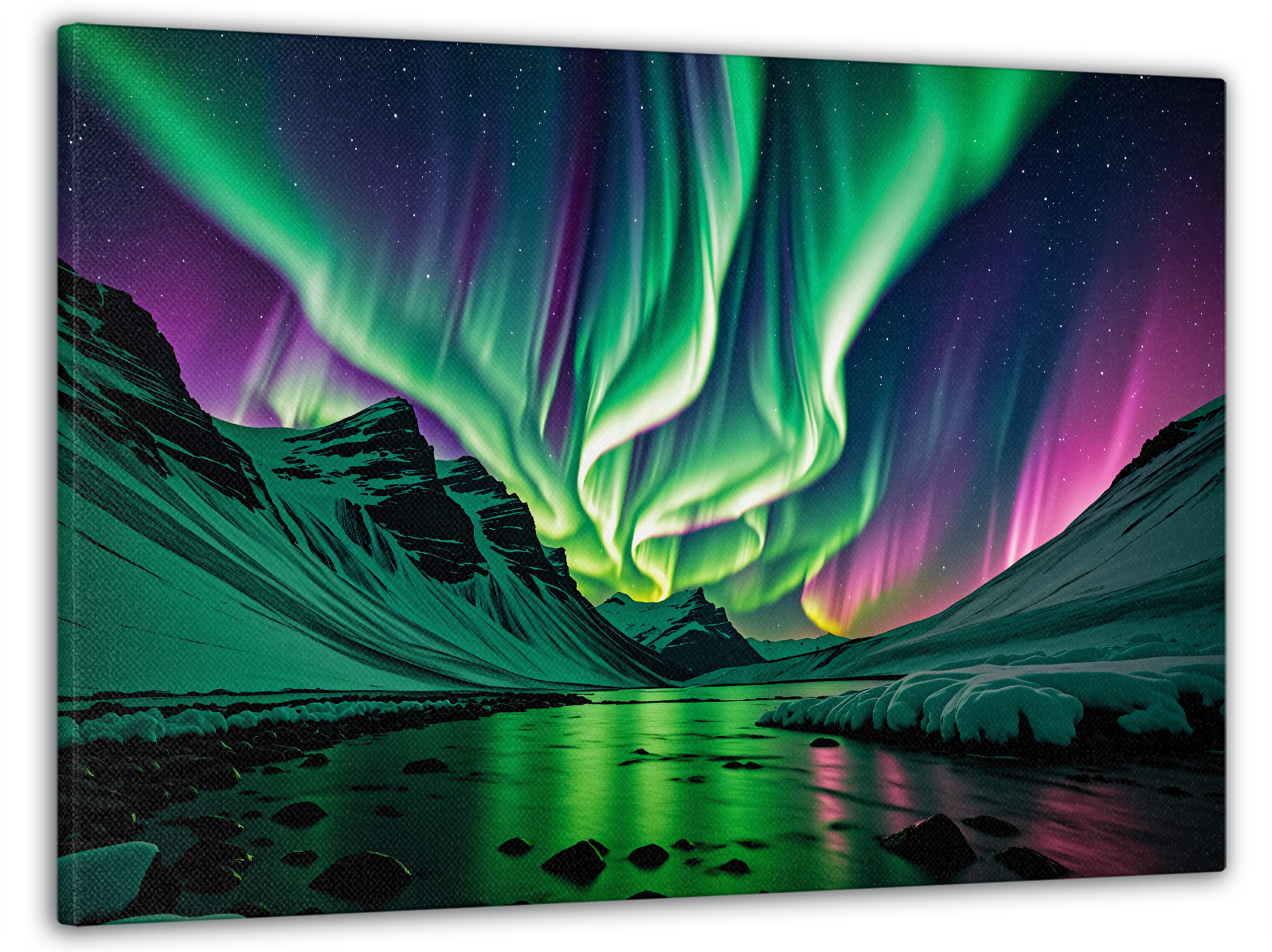 Картина на полотні Mako сяйво льодових вершин 60x100 см (MK10503)