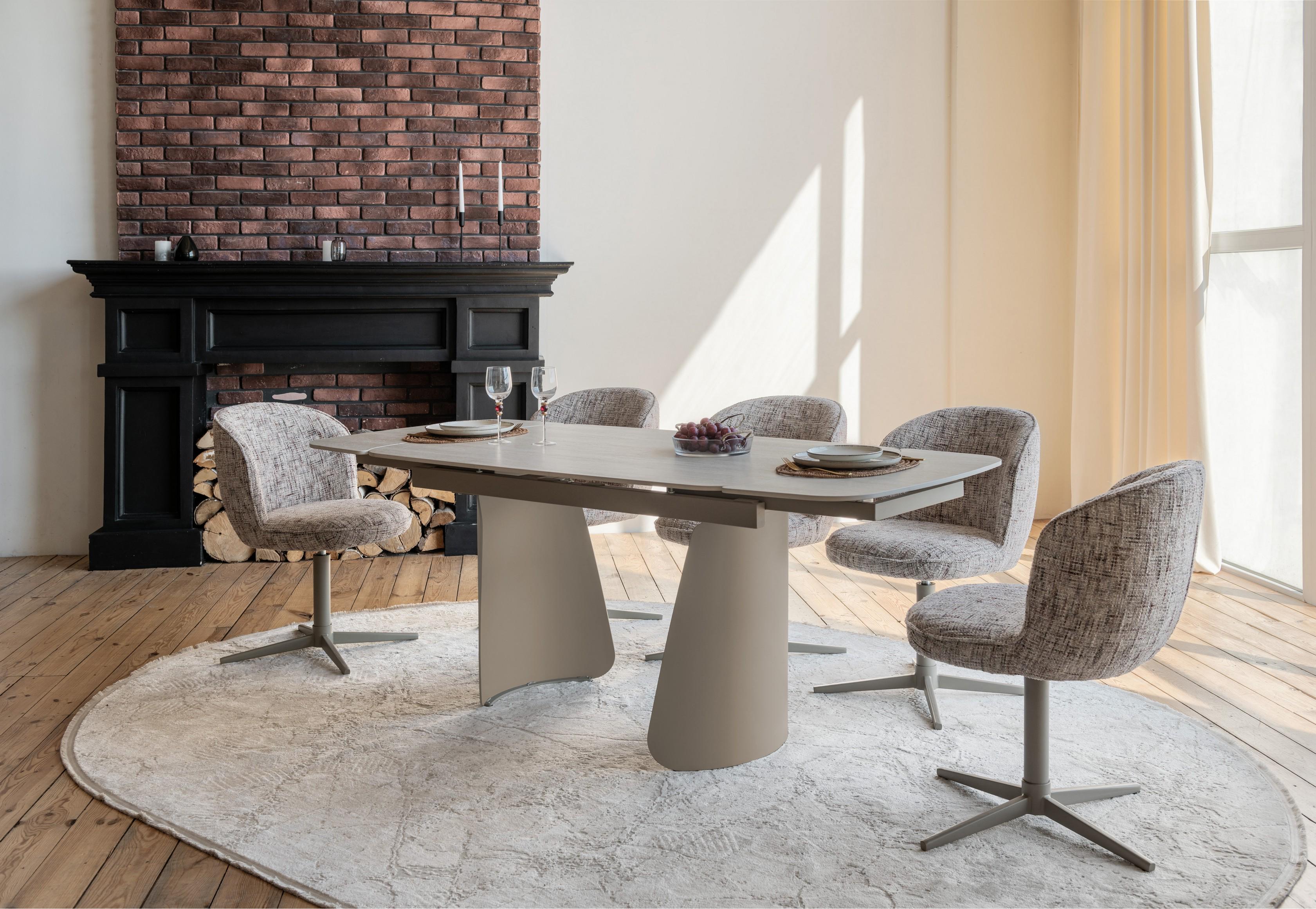 Стілець поворотний Vetro Карамельний/Капучино (R-175) - фото 10 Стілець поворотний Vetro Карамельний/Капучино (R-175) - фото 10